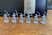 RAL PARTHA SIX 25MM BOSSONIAN/NORSE/VIKING ARCHERS VINTAGE RARE