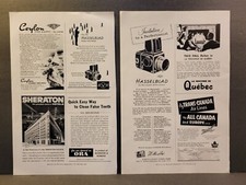 Hasselblad Camera: Invitation to a Perfectionist Vintage 1950s Print Ad Ephemera