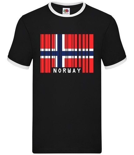 T-shirt Homme Norvège Outdoor – Bio Coton, Motif Norvégien