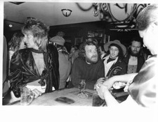 1970's Vintage Press Photograph Rod Stewart & Joe Cocker- Unsigned Mark Sullivan
