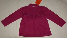 Baby Mädchen Sweatjacke pink Frühling GR.86 NEU mit Etikett