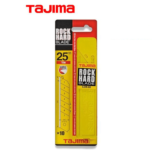 30 x (3 packs) Tajima LCB65 Snap Blade SNAP OFF ROCK HARD 25mm LCB-65 - Picture 4 of 4