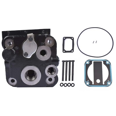 Air Brake Compressor Cylinder Head Plate Kit For Detroit BA921 DDC S60 Diesel