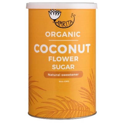 Organic Coconut Flower Sugar Natural Sweetener Amrita 250 g,