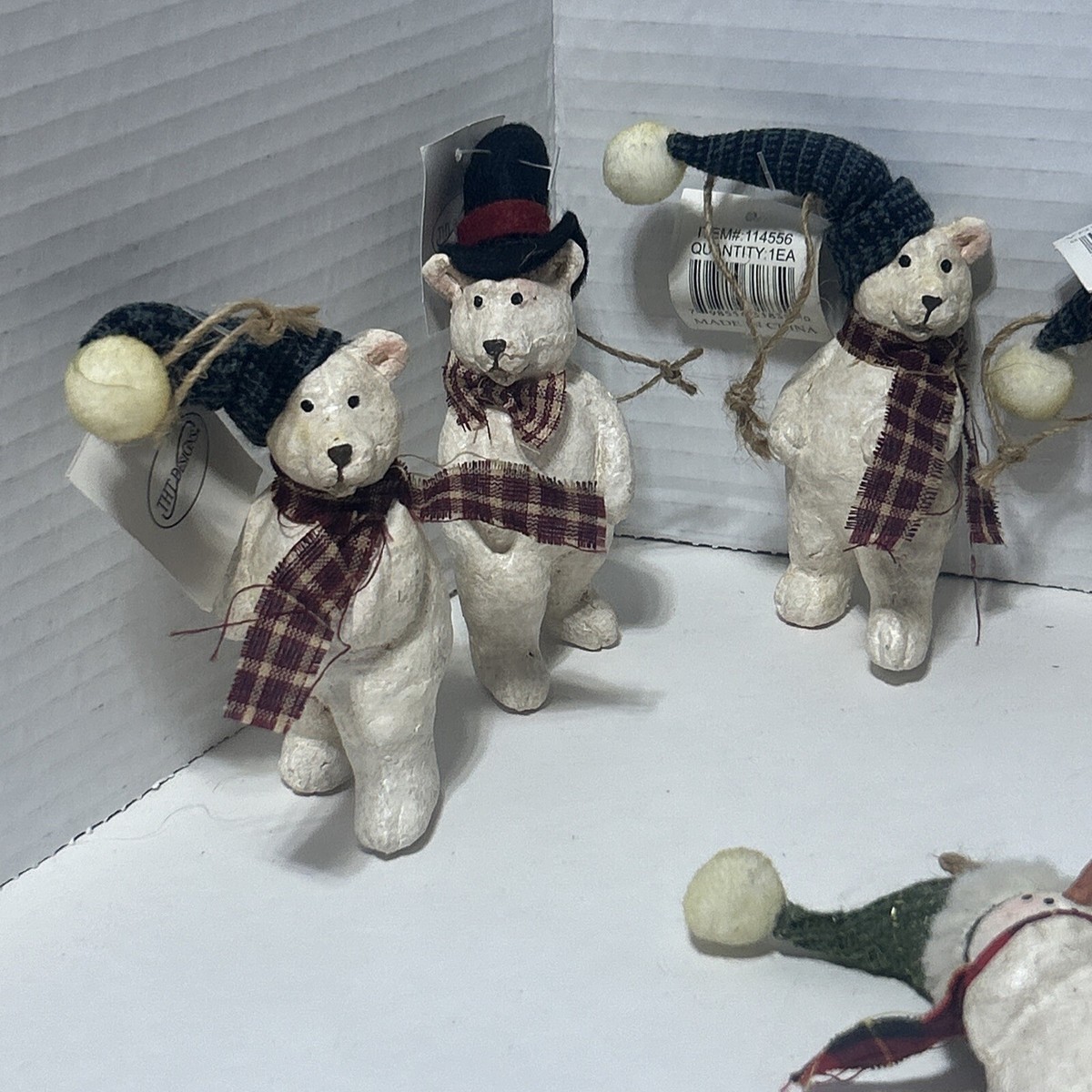 ハンドメイド Lot Of 11 THT Designs Snowman Bear Ornaments All NWT | eBay