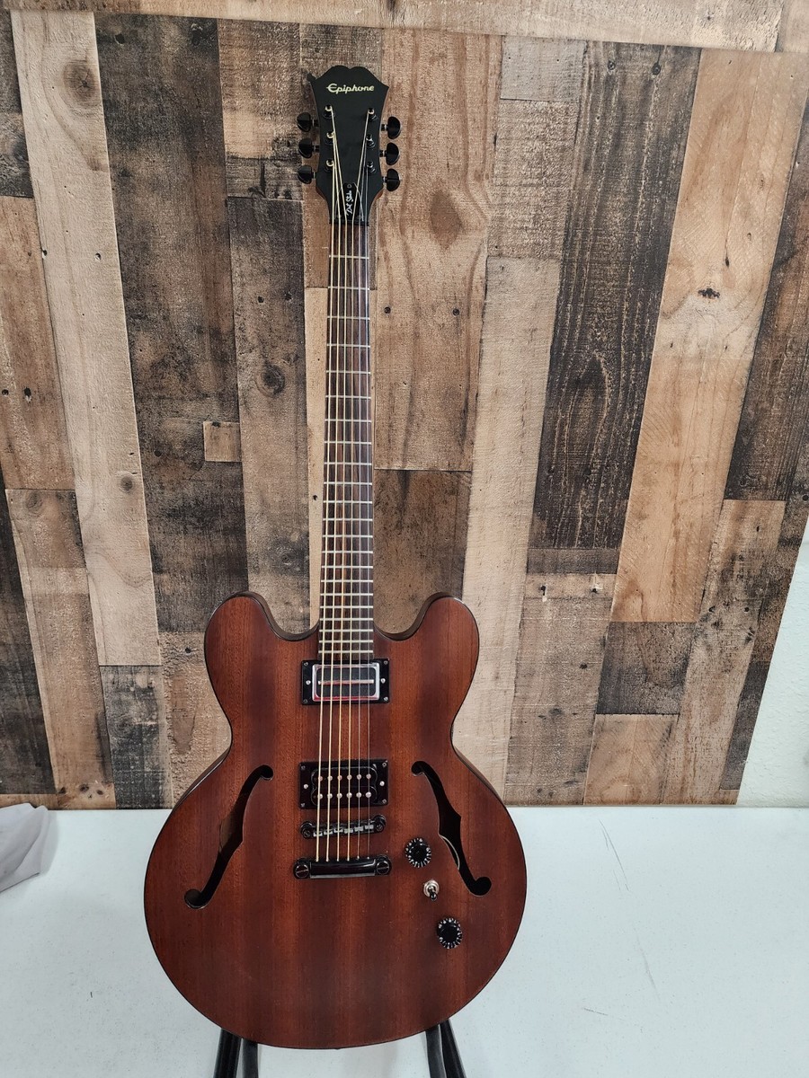 Epiphone Dot Studio Semi-Hollow Worn Brown Satin W/ Lollar Epiphone Dot Studio Semi-Hollow Worn Brown Satin W/ Lollar