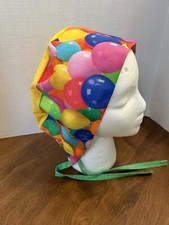 Surgical Scrub Hat Cap Fabric Nurse Chemo Doctor USA Birthday Sunflower Ladybug