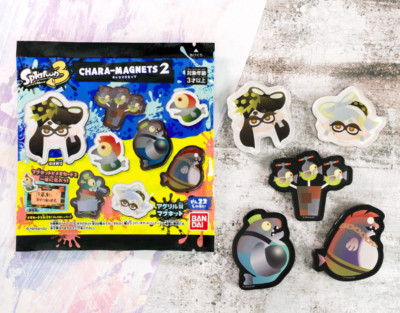 Splatoon 3 Character Magnets ver. 2 (14 pieces in 1 Box) w/ Memo Cards Nintendo