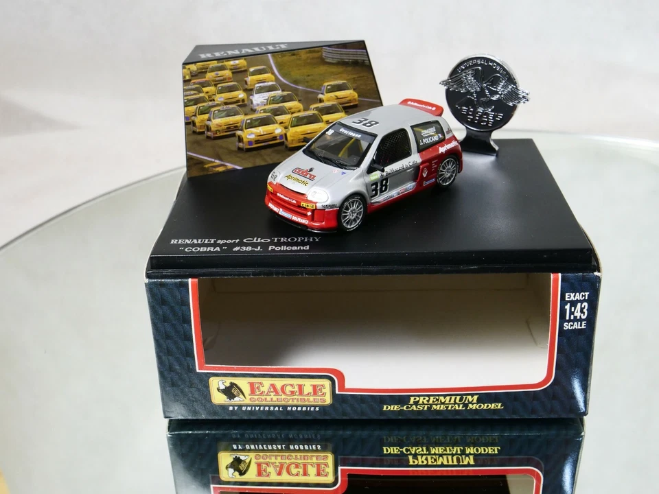 Universal Hobbies 3022541 Renault Cliotrophy Cobra #38 Policand Nuovo Box 1/43 - Immagine 3 di 4