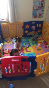 costway 8 panel playpen