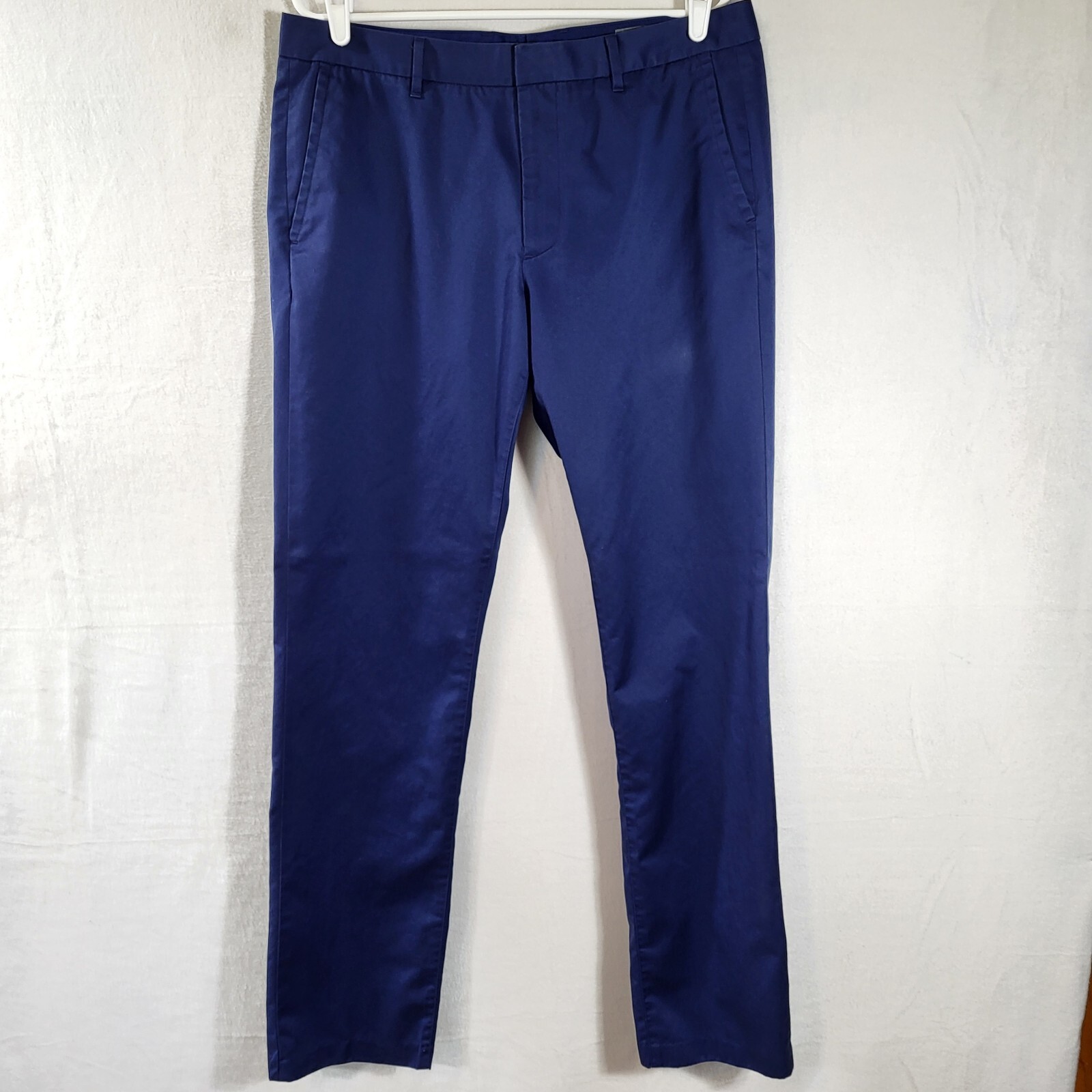Bonobos Weekday Warrior Monday Pants Men 35 x 34 Navy Blue Chino Slim Fit *STAIN