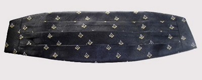 Masonic Cummerbund (Black) 