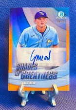 2022 Bowman Chrome Shades of Greatness Curtis Mead Auto #06/25 #SGA~CM NATIONALS