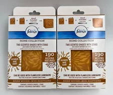 4 Febreze Scented Shade refills ASIAN WOODS fits Flameless Luminaire Luminary