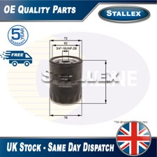 Se adapta a Mazda CX-5 2012- 6 2012- 3 2008- Filtro de aceite Stallex SHO114302 SHY114302