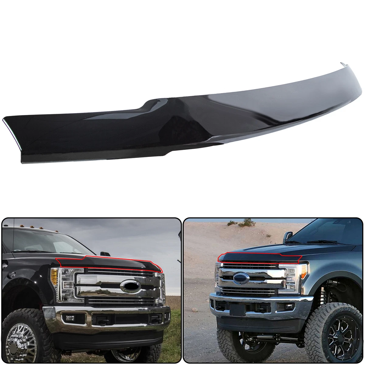 Stone & Bug Deflector Hood Shield Fits For Super Duty / Ford Excursion 1999 2007 396306709541 Stone & Bug Deflector Hood Shield Fits For Super Duty / Ford Excursion 1999 2007 396306709541