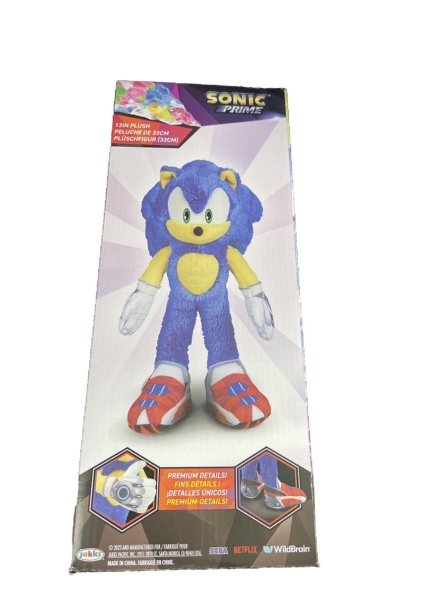 Netflix Sonic The Hedgehog Prime 13 Inch Sonic Plush NEW 2023