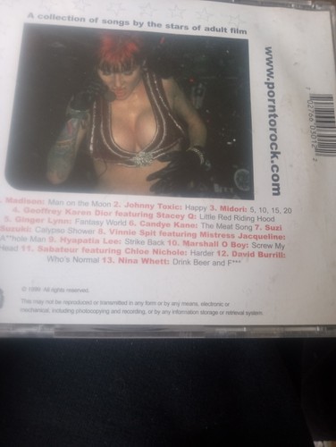 Porn to Rock by Various "Artists" Mar-1999, Ginger Lynn Adult Stars Sing  - Picture 2 of 2