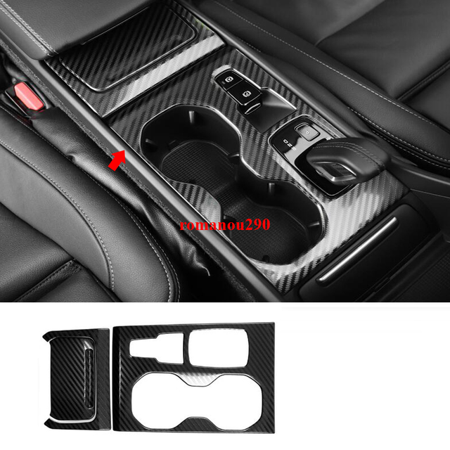 For Volvo XC40 201920 Stainless Carbon Fiber Look Gear