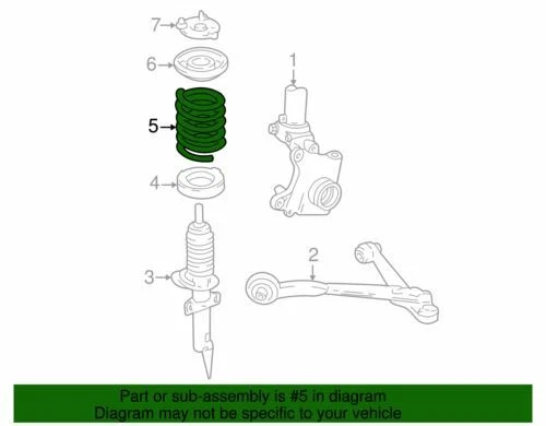 Genuine Ford Mercury Monterey 2004-2007 Front Suspension Coil Spring 4F2Z-5310BA - Изображение 2 из 2