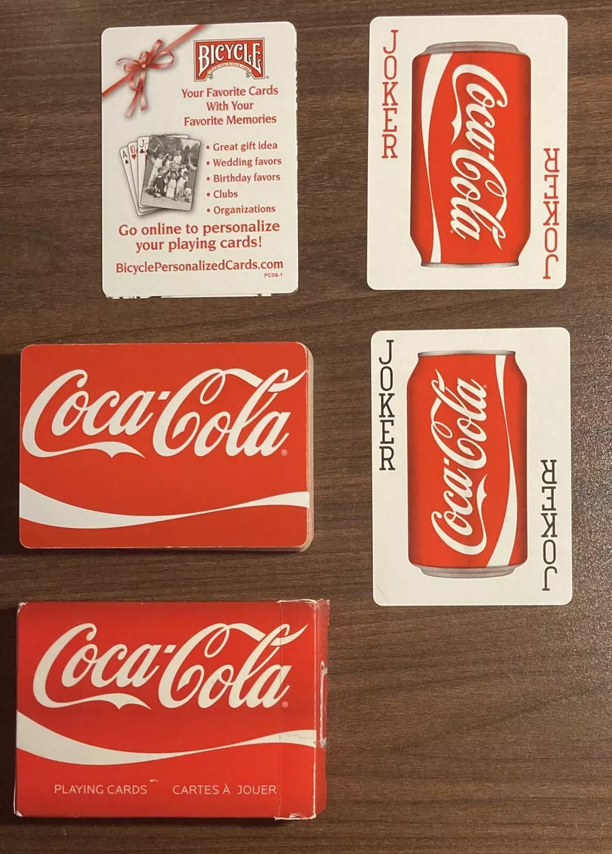 Coca Cola 2008 Playing Cards Bicycle U.S. Playing Card Co. Open Box