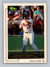 1991 Classic/Best Gold Bonus #BC18 David McCarty