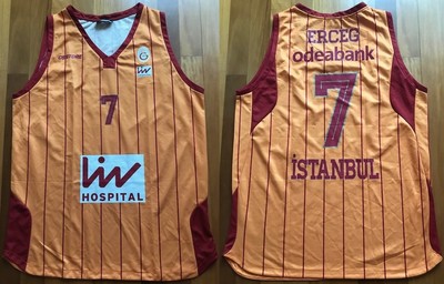 galatasaray basketball jersey