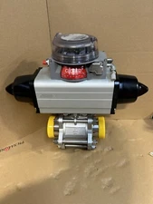 ASSURED AUTOMATION J38CPFP8SC SANITARY BALL VALVE 3" TRI-CLAMP  316SS  NEW