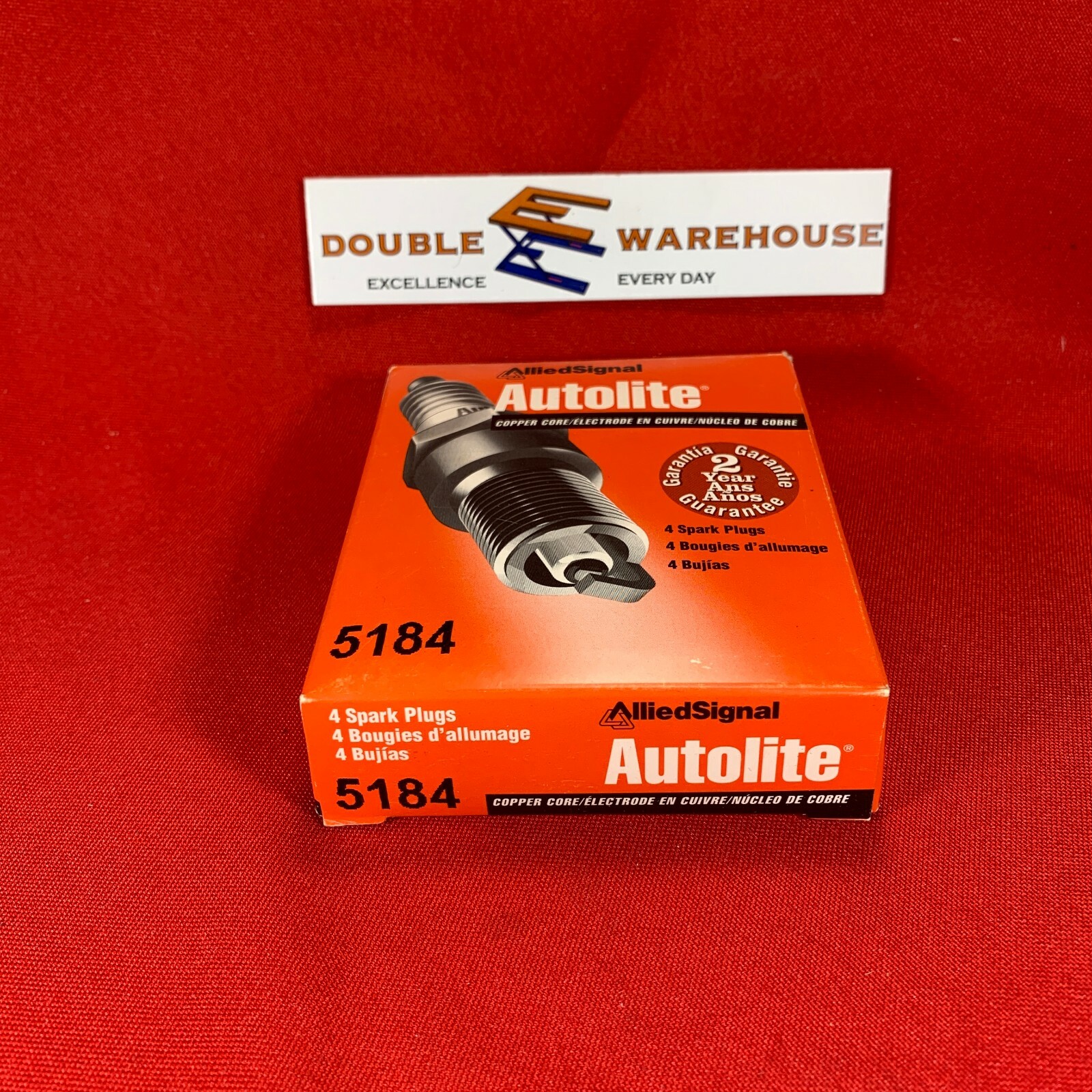 NOS Autolite 5184 Spark Plugs SET OF FOUR NIP