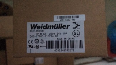 1PC NEW  Weidmuller switching power supply 8951360000 CP M SNT 250W 24V 10A
