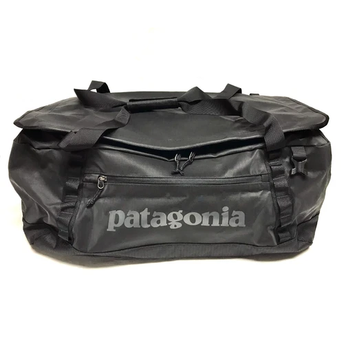 Patagonia Black Hole Duffel Bag 70L Backpack travel - Black w/Black