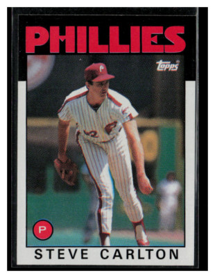 1986 Topps #120 Steve Carlton