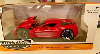 JADA 1:32  BIG TIME MUSCLE 2009 CORVETTE STINGRAY CONCEPT DIECAST SEALED