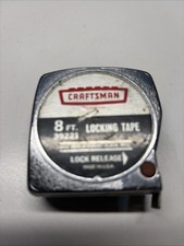 Vintage Sears Craftsman 8 ft. Slim Tape Measure 39221 Made in USA (Storage C)