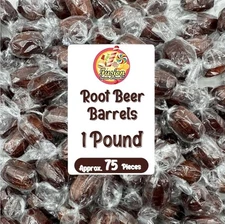 (Free Duty Tax) Root Beer Barrels Candy - 1 Pound Bulk Bag (Approx. 75 Piece