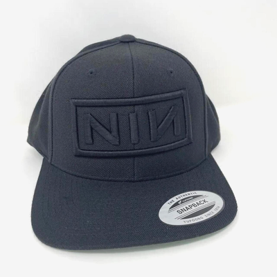 Nine Inch Nails Hat NIN Rock Hall Of Fame Snapback Black Logo