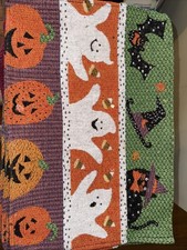 Set of 5 Halloween Pumpkin Bats Ghosts Place ...