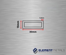 Aluminium Rectangular Tube – 25–100mm – 3 Metre – Mill Finish – 6063-T6