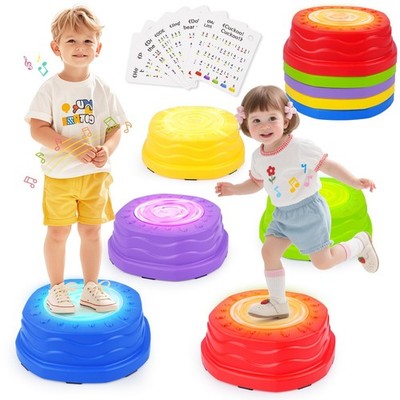 Stepping Stones for Kids,Toddler Stepping Stones Indoor & Outdoor, 5pcs Light...