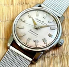 Vintage Seiko Chronos Seahorse Hand-Winding Silver Dial 36mm Men's Watch 1961