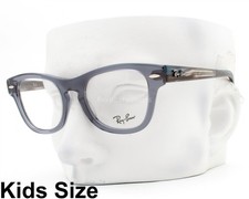 Ray-Ban Kids Eyeglasses RB9707V 3924 Polished Crystal Blue 46mm Kid Size No Case