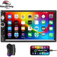 Doppel 2 DIN Autoradio 7 Zoll Bluetooth FM US...