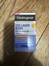 Neutrogena Collagen Bank SPF 30 Moisturizer Sunscreen Micro-Peptide .5 oz 12/26