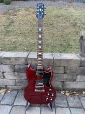 2007 Epiphone G-400 SG — Cherry Red, Korean Made, Trapezoid Inlays