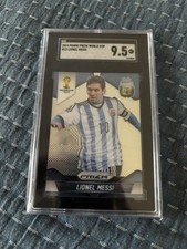 Lionel Messi 2014 Panini Prizm FIFA Brazil World Cup #12 SGC 9.5 MT+ SP