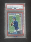 2025 Donruss Rated Rookie Jaxson Dart Optic Preview Red Wave Prizm RC PSA 9