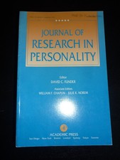 10 Ausgaben Journal of Research in Personalit...