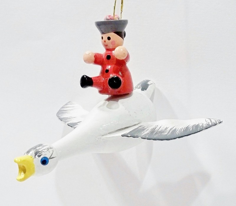Mother Goose Nursery Rhyme Fairy Tale Story Wood Wooden Vintage Taiwan Ornament