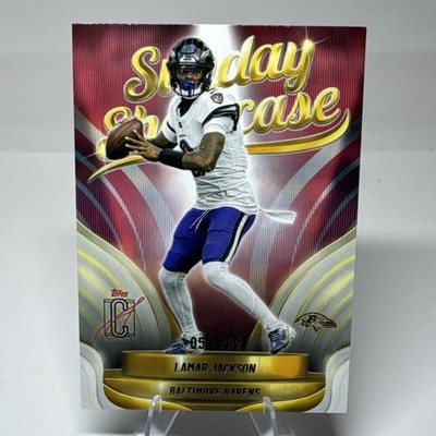 2025-26 Topps Signature Class Lamar Jackson Sunday Showcase SS-5 Ravens /299