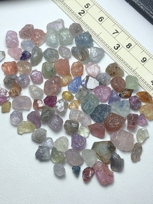 183.70 crt / Natural Rough Umba Sapphire Multi Color From Tanzania Mine.
